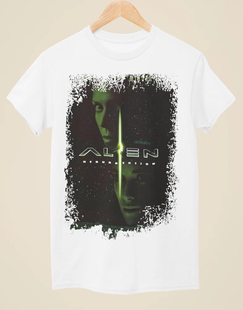 Alien Resurrection Movie Poster Inspired Unisex White TShirt S