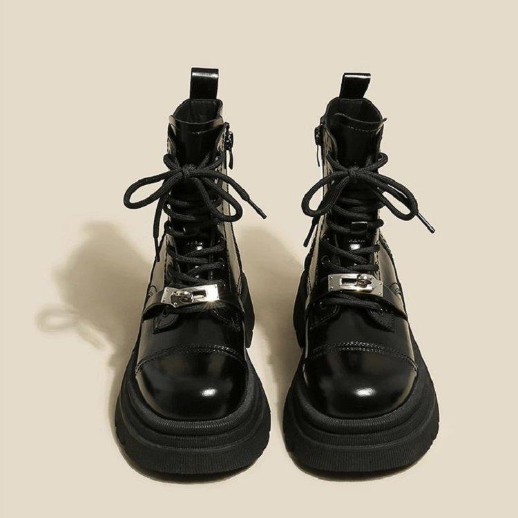 

Ботинки Martin женские 2024 осень-зима новые британские универсальные бархатные короткие ботинки маленькие кожаные ботинки дышащие 40