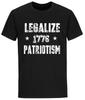 Patriotic Shirts for Men 1776, American Constitution Patriotic T-Shirt Mens Womens Tees Top USA Shirt