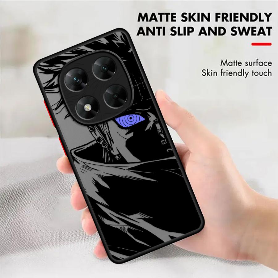 Case for Xiaomi Redmi Note 10 12 11S 14 Pro Plus 10S 13 11 Matte Phone Cover Anime Narutos Cool