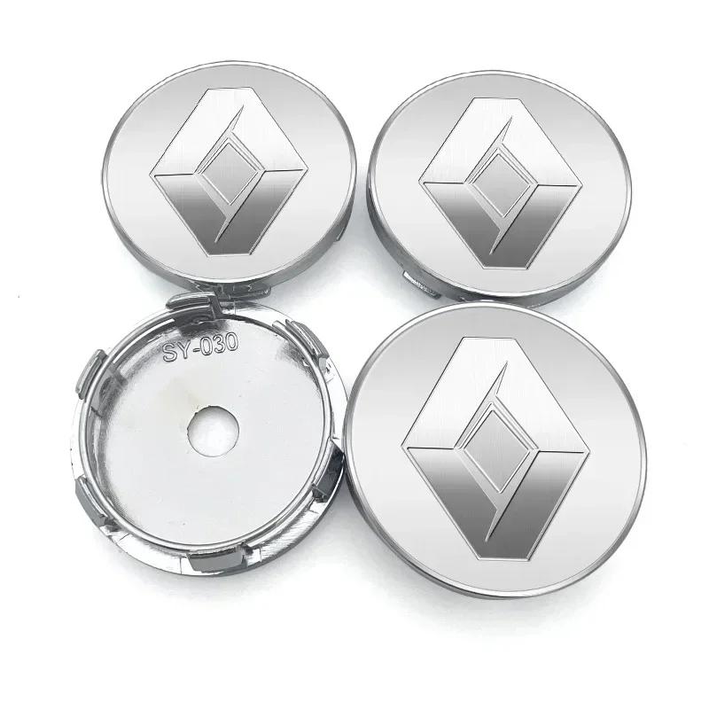 

2026 Hot For Renault Hub Caps Auto 60mm Wheel Center Hub Cap Badge Decoration Accessories For Renault Koleos QM5 QM6 Scenic Mega