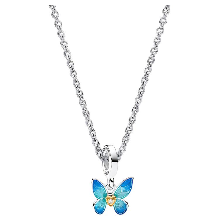 Pandora Dream Butterfly 925 Silver Necklace Women necklace ZT2954 Box+Shopping Bag