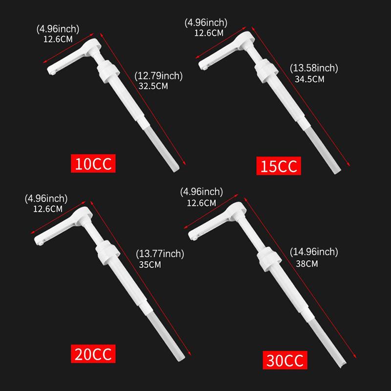 Syrup Pumps Dispenser Replacement Sauce Pressure Nozzle Bottle Pump Containers for Coffee Kitchen Seasoning Liquid