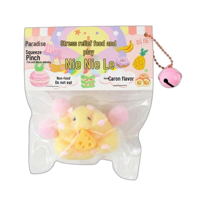 Xiaohongshu Cute Cartoon Hamster Decompression Squeeze Toy for Children