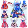 2023 New Arrival Starry Baby Lilo And Stitch Girls Dress, Cartoon Style, A-line Skirt