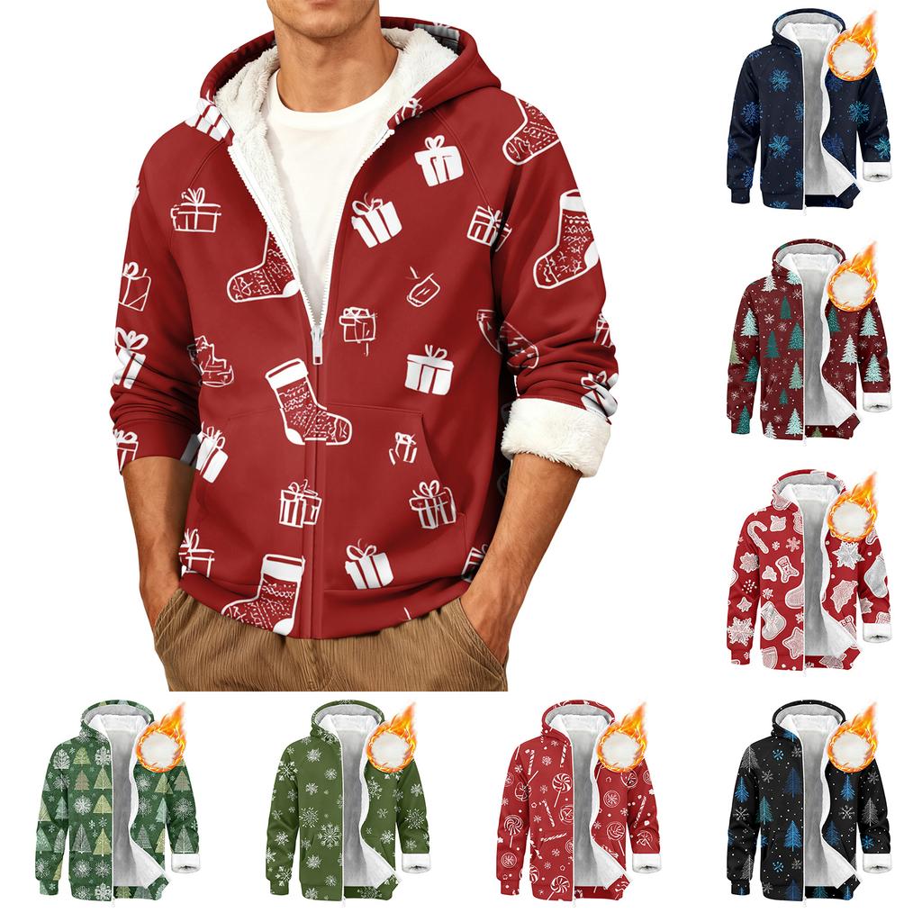 Men's Casual Warm Hooded Jacket