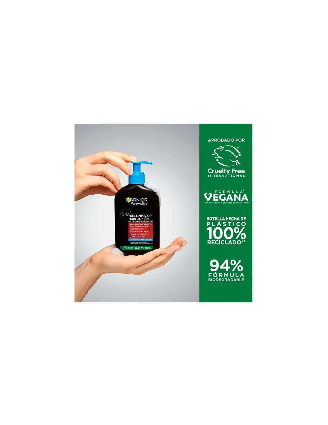 Garnier Pure Active Gel Limpiador Con Carb? 250мл