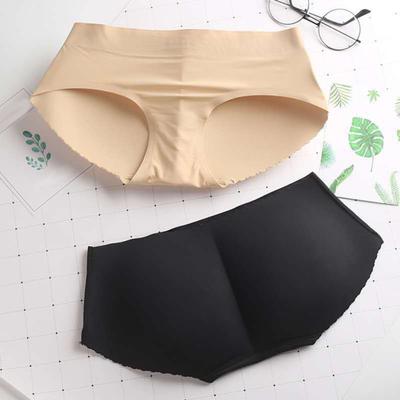 Female Underwear Sexy Low Waist Fake Butt Push Women Panties Seamless Padding Lady Underpants for Daily Wear