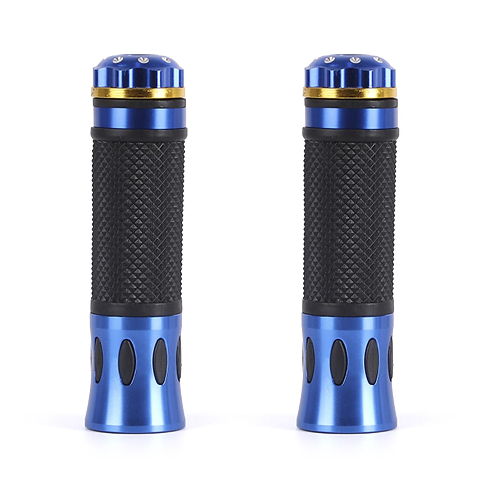 

1 Pair Aluminum Alloy Rubber Handle Cover Accessory Modification Non-slip Scooter Grips for M365 1S Electric Scooter синій