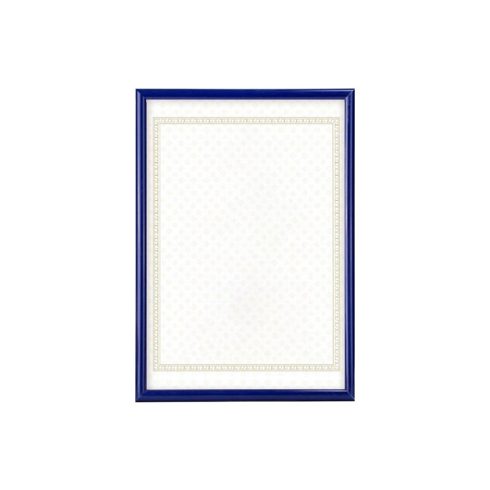 Decorative Ornaments A4 Certificate Frame PVC DIY Wall Commercial Photo Picture Frame Document Holder Frame