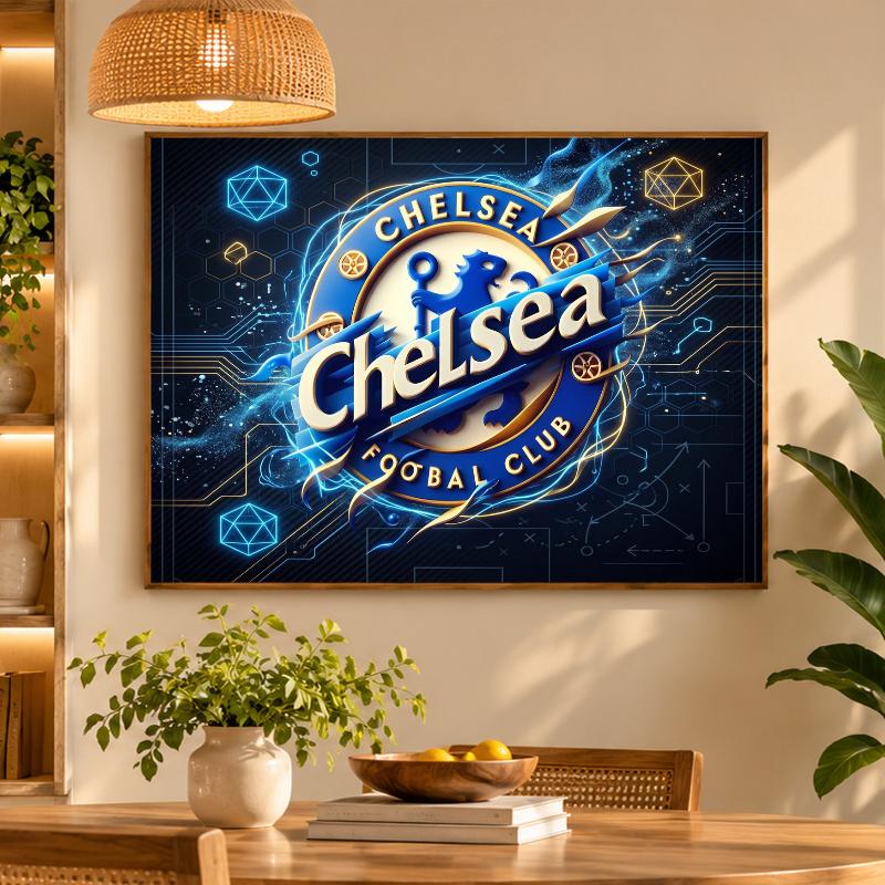 5D Diamond Painting Chelsea FC DIY Full Drill Diamond Art Kit Home Decoration