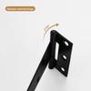 T Shaped Hinge Heavy Duty Black Iron For Wood Gate Outdoor Hardware Screws Included for Sheds Barns