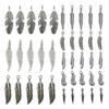 Cross-Border Hot Sale Retro Alloy Leaves Necklace Earrings Pendant DIY Jewelry Accessories Manufacturers