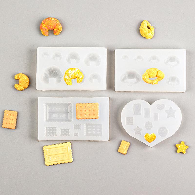 Diy Crafts Casting Baking Tool Mini Food Dessert  Epoxy Resin Mold Cake Candy Chocolate Silicone Mould