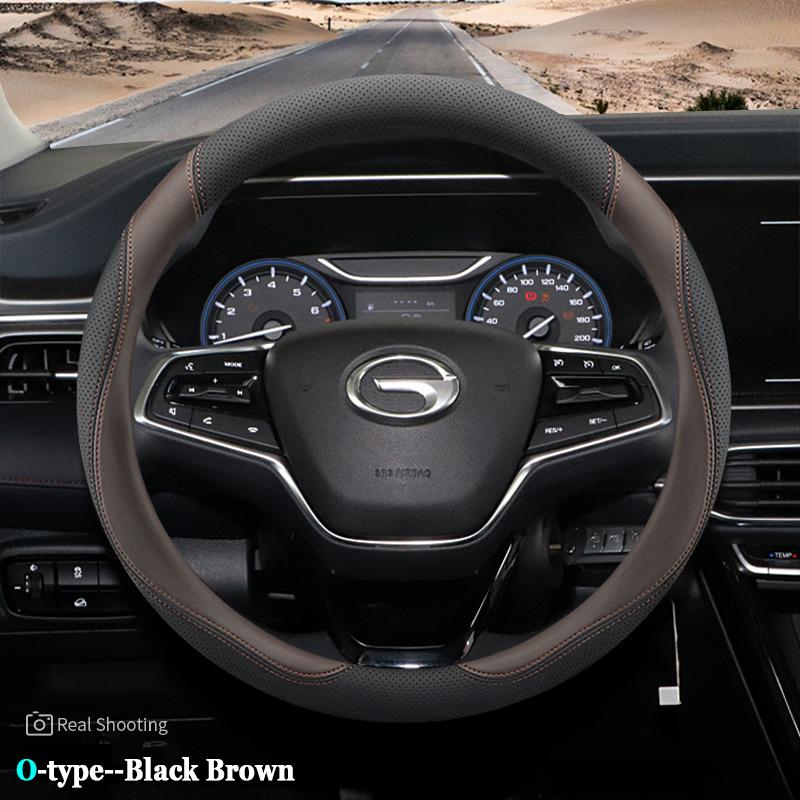 Car Steering Wheel Cover Wrap for GAC Trumpchi GS3 GS4 GS8 EMKOO M6 Pro M8 EMPOW E8 E9 ES9 Anti Slip Auto Accessories