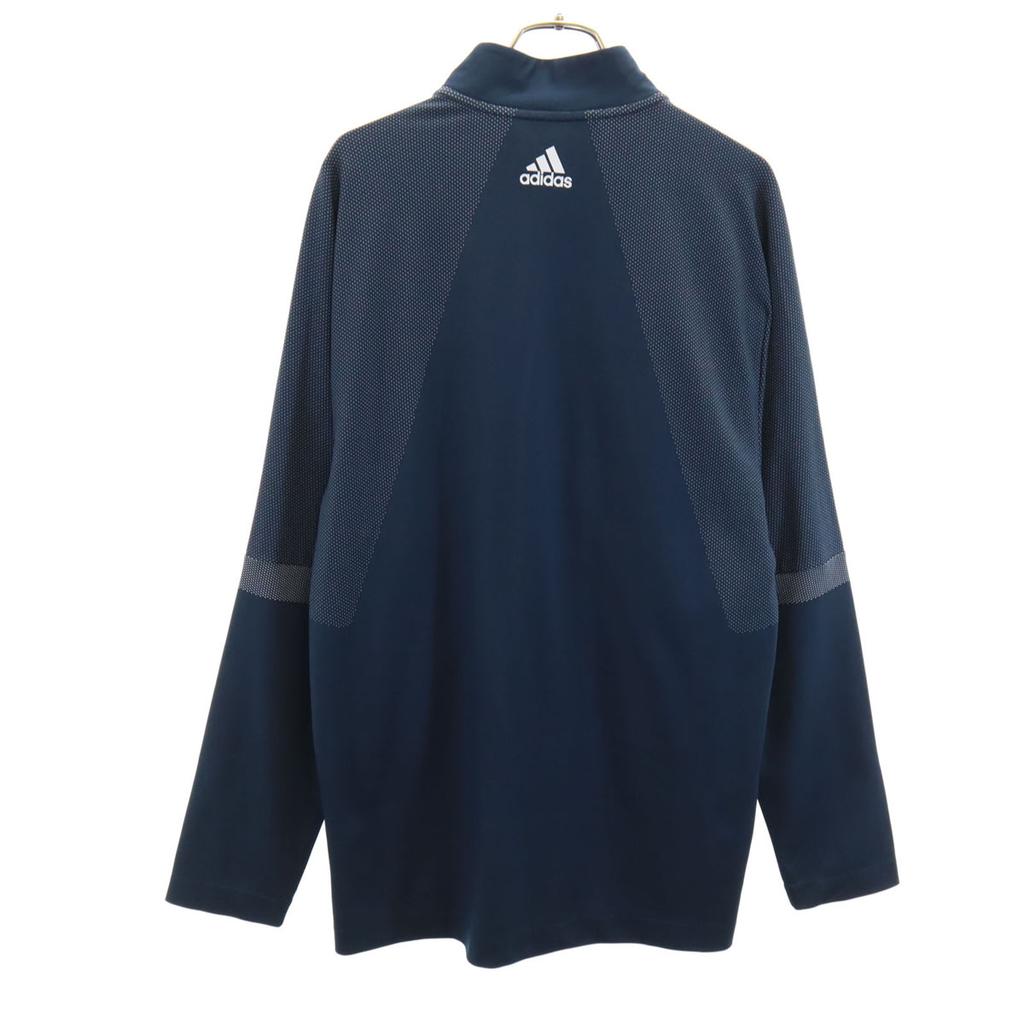 Adidas Golf Langarm Half-Zip Wear M Marineblau Herren Gebraucht