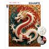 Pearl Painting 5D DIY Chinese Golden Dragon Pearl Gemstone Art Diamond Painting Kit for Adults/Beginners Gift Ideas Home Decor