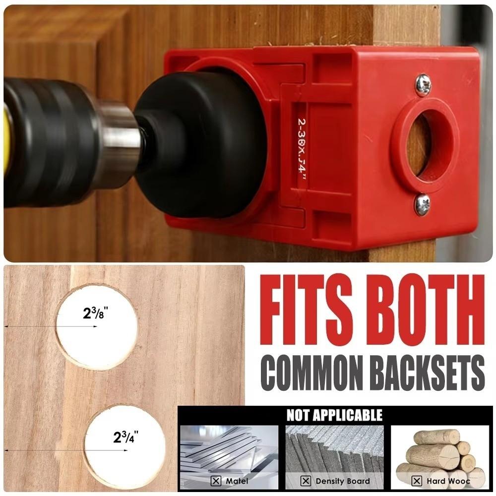 High Accuracy Door Hinge Jig Aluminum Zinc Zinc Alloy Hinge Drilling Locator Template Cabinet