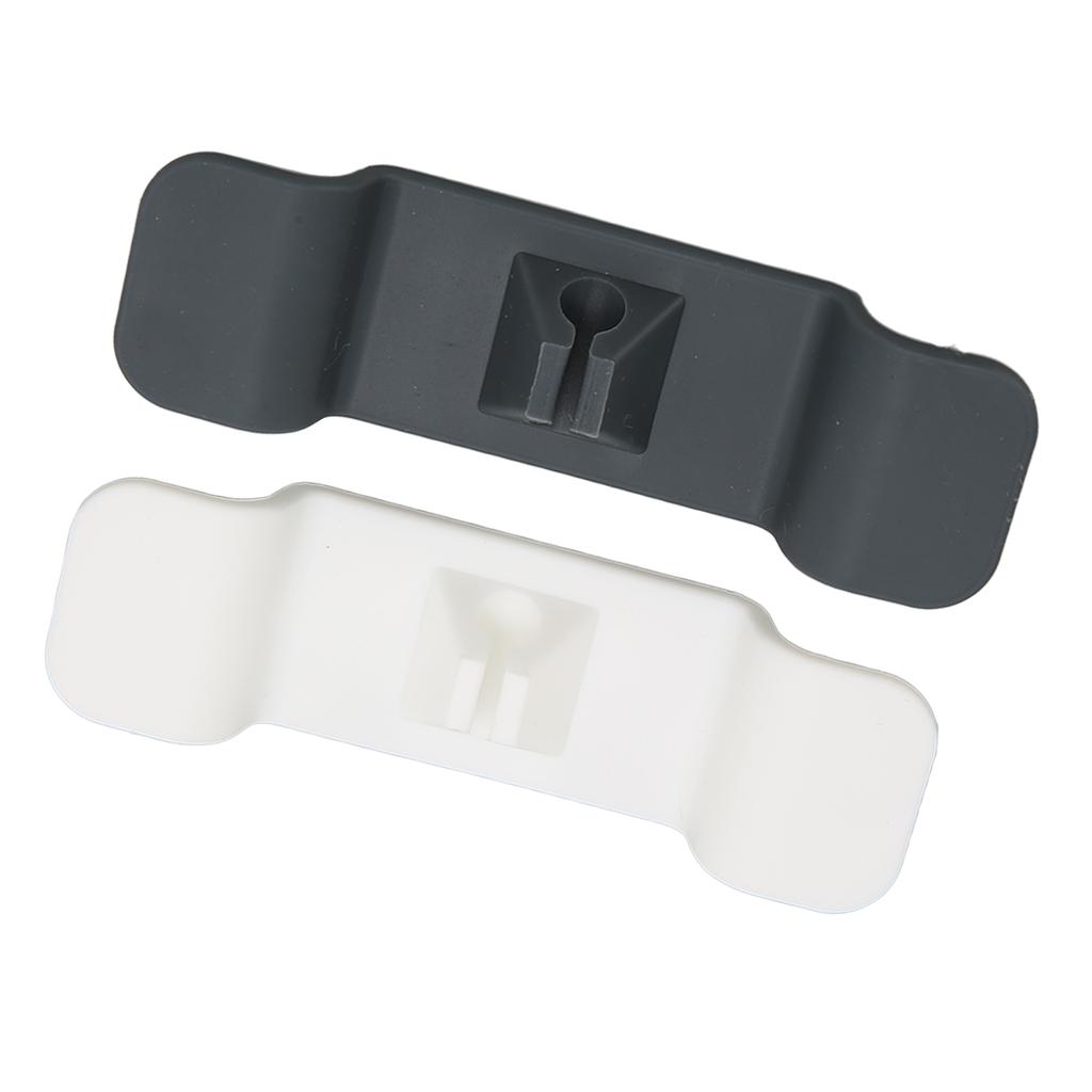 2Pcs Kitchen Cord Wrapper Orderly Storage Deformation Resistance Black White Cord Holder for Appliances Office