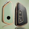TPU Car Remote Key Case Cover Shell Fob For VW Volkswagen Golf 8  Skoda Octavia A8  SEAT Leon MK4 Accessories
