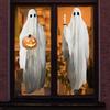 Large Size Glass Window Electrostatic Sticker Halloween Pumpkin Window Sticker Party Electrostatic Type