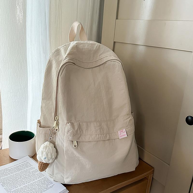 New High-value Schoolbag, Female Sweet Dopamine Candy-colored Backpack, Lightweight and Large-capacity Backpack for Junior and High School