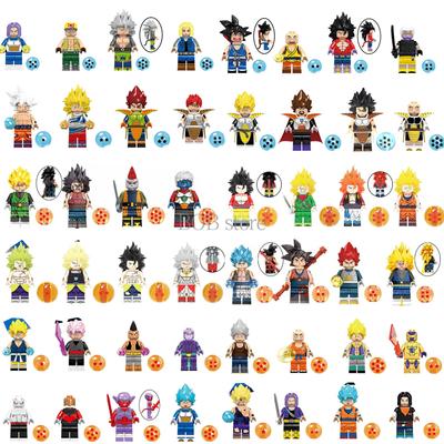 Lego Minifigures Animation Series Seven Dragon Ball Building Blocks Toy