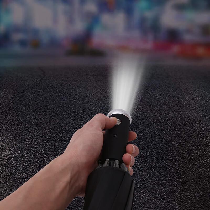 Automatic 12-Rib Reverse LED Umbrella