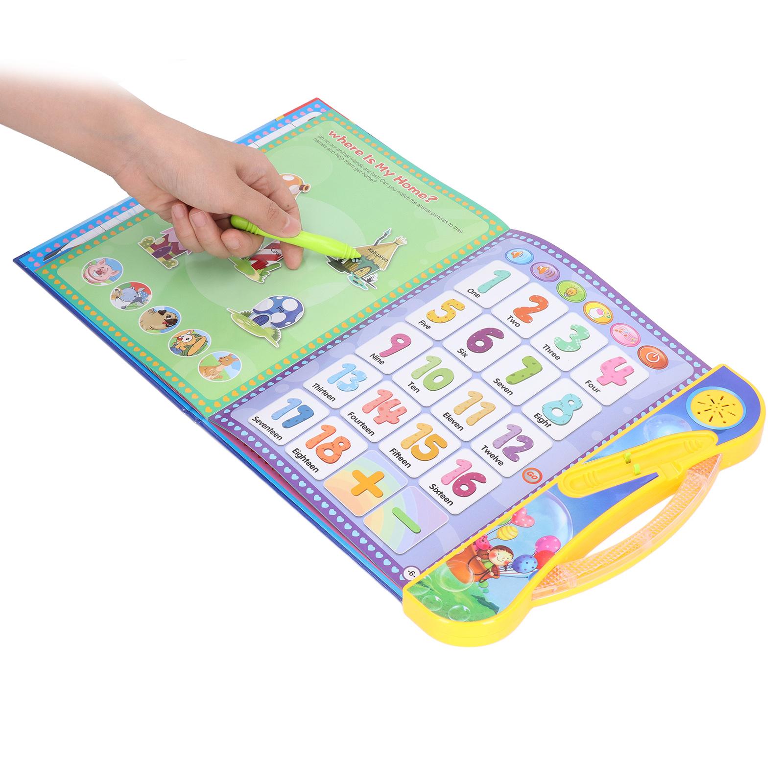 

Children Learning Machine Multifunction Interactive Kid Reading Machine with Pen and Chalk Eraser for 3 Years Old and Up