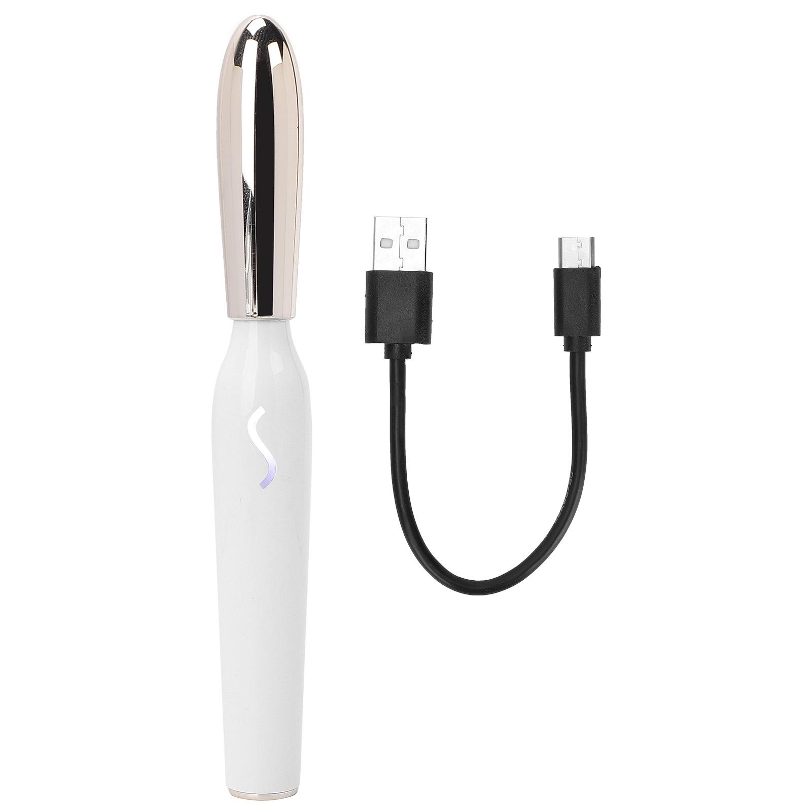 

Electric Fashion Eyelash Curler Quick Heated Eyelash Long Lasting Curling Tool White