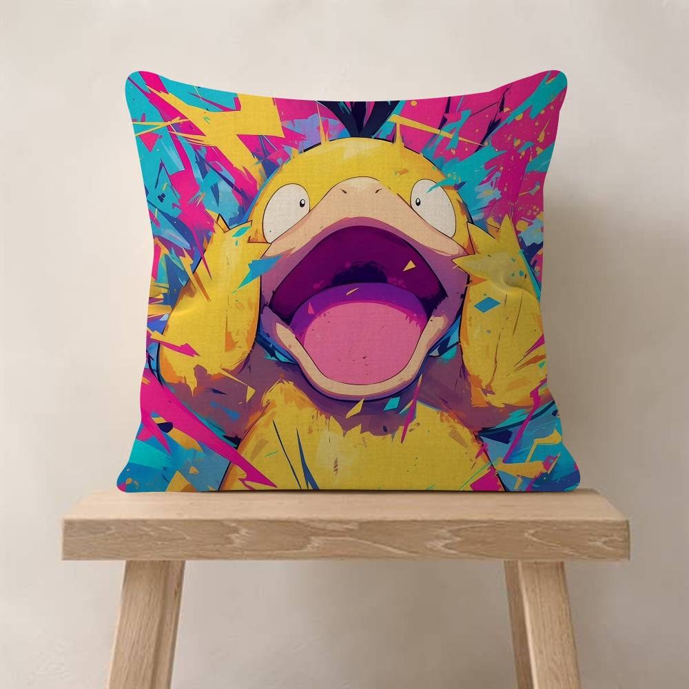 1pc PPsyducksGGengars Personalized Pillow Cover Kids Bedroom Wild Party Decor Pillowcase Kid Birthday Shower Gift