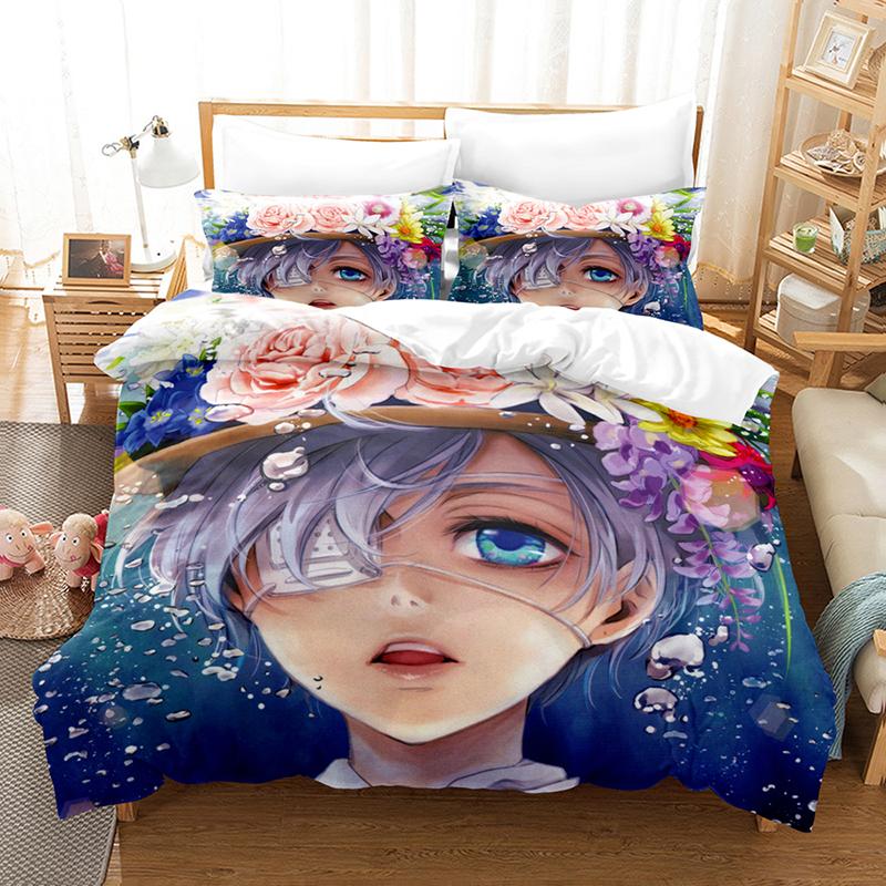 Kemila 3D Dark Deacon Povlečení Povlak na přikrývku a povlak na polštář Sada povlečení na dvojlůžko Digitální tisk