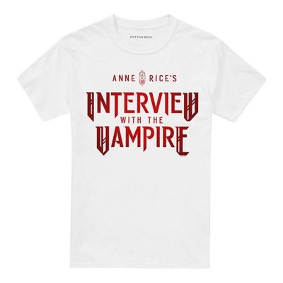 Interview With The Vampire Unisex Adult Red Logo T-Shirt