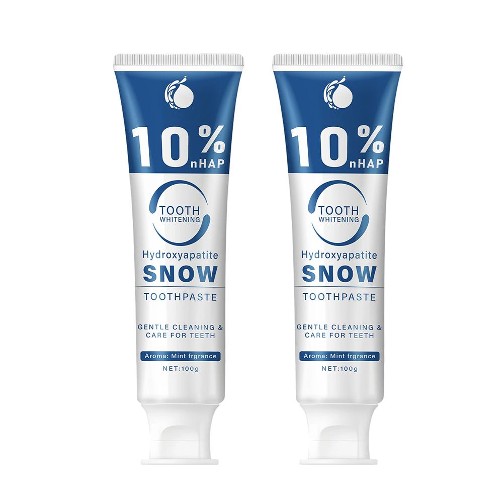 10% Nano Whitening Toothpaste, Hydroxyapatite Cleans Teeth, Deep Cleans Teeth, Fresh Breath Toothpaste, Home Use and As a Gift for Family and Friends