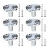 6pcs 30mm Vintage Cabinet Knobs Cabinet Handles Cupboard Handles Drawer Wardrobe Pulls Knobs With Screws Furniture Hardware