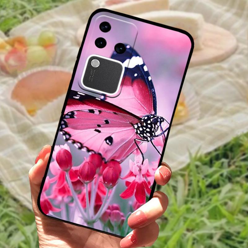 For Vivo V30 Pro Case For Vivo V30 Lite Shockproof Silicone Soft Marble Black Bumper Funda Coque for Vivo V30 V2318 Phone Shell