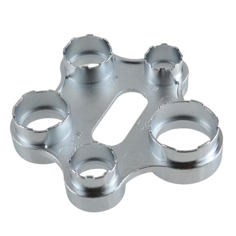 

6 in 1 Wrench Faucet Aerators Disassembly Wrench Water Flows Adjusting Faucet Bubblers Wrench Plumber Repair Tool 1