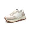Women's Casual Thick Soled Sneakers 2024 Spring Summer New Style Soft Fabric Comfortable Breathable Anti-Slip Sports Board Shoes