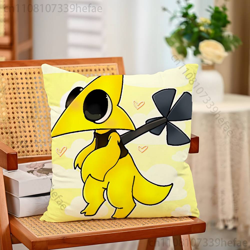 RRainbow FFriends Throw Pillow Case For Decoration 30cm 50cm 55cm Square Home Pillowcase Case