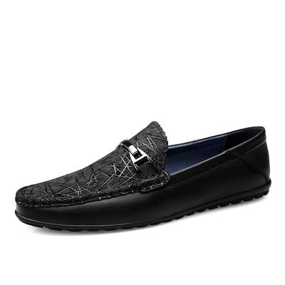 Casual Luxury Brand Summer Men Loafers Genuine Leather Moccasins Light Breathable Slip On Brogue Shoes Soft Italian Mens Shoes
