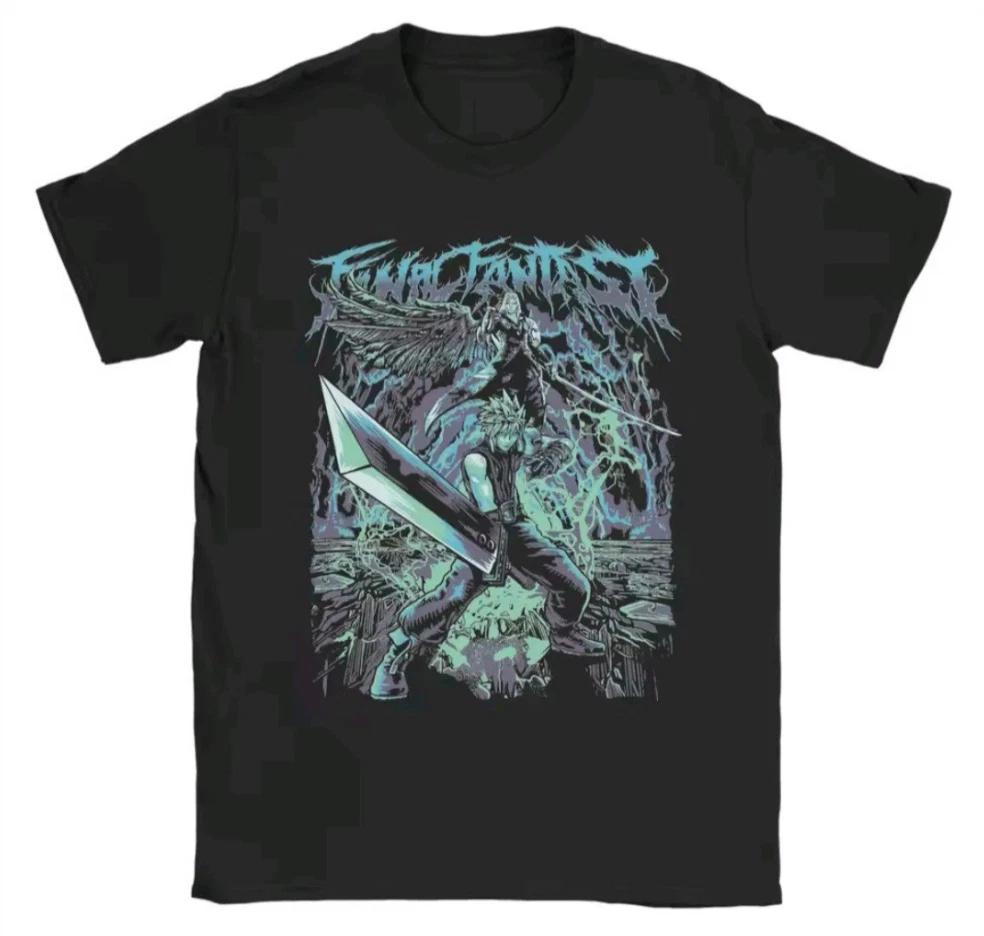 

Final Fantasy Fan Art Graphic Print Mens Unisex T-Shirt Cloud Large L