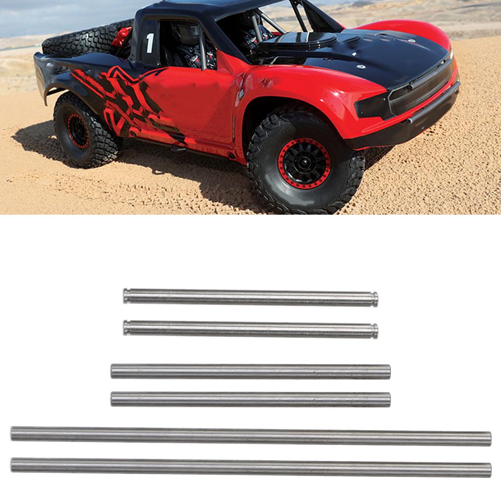 Round Shaft Rod Stainless Steel Front Suspension Arm Round Pin for TRAXXAS UDR 1/7 RC Car