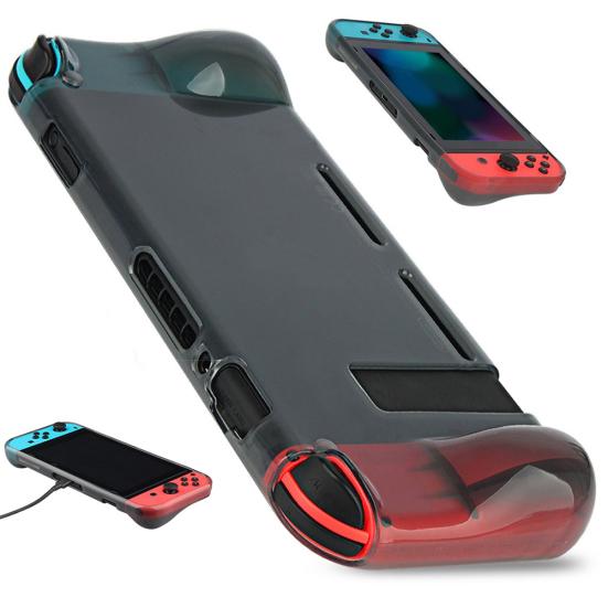Transparent Soft Anti-fingerprint TPU Protective Case Cover for Nintendo Switch