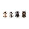 10sets Useful 10mm Solid Screw Nail Rivet Double Flat Head Belt/strap Rivets Luggage Leather Metal Craft High Quality