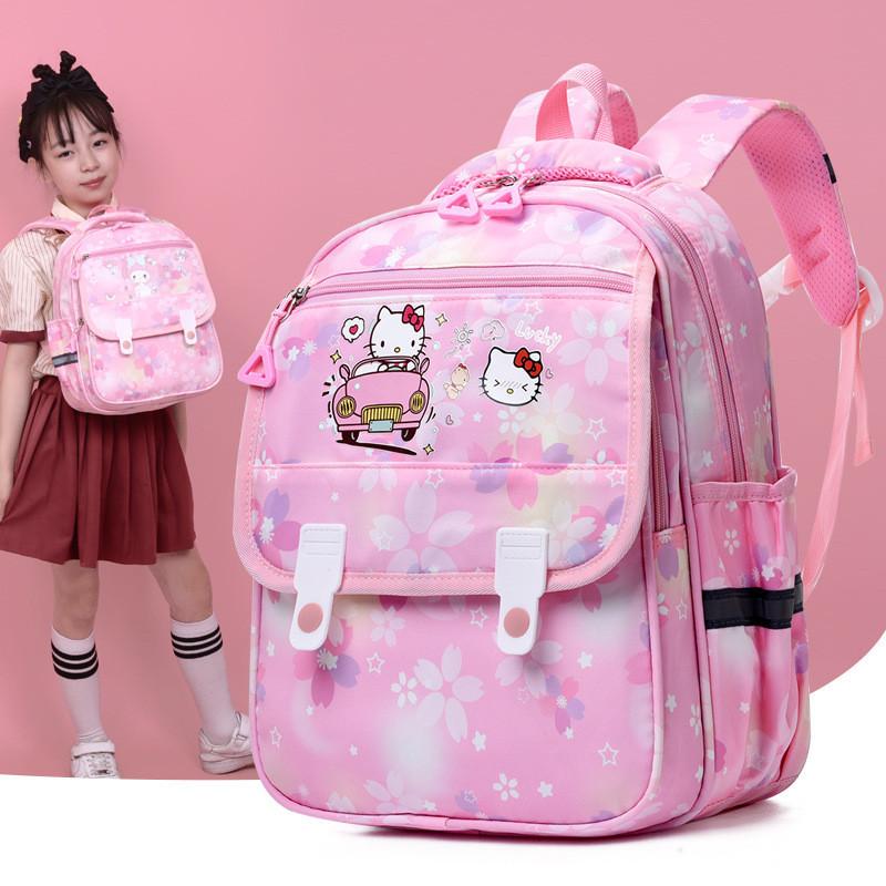 Adorable Cartoon Nylon Backpack For Kids With Lightweight Design And Fun Colors