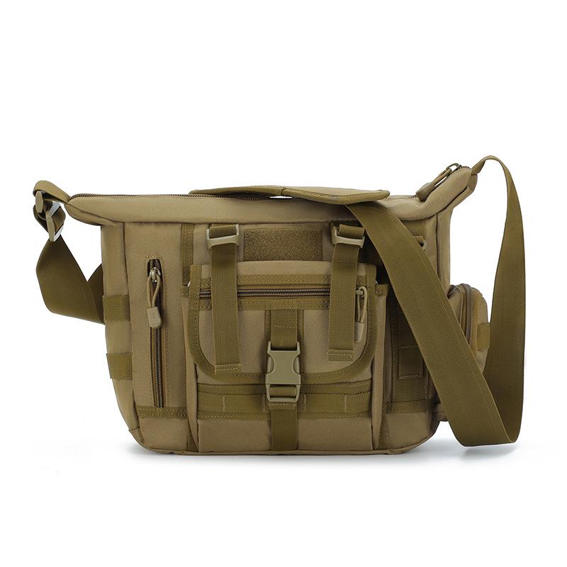 Men's Camouflage MOLLE Single Shoulder Laptop & Crossbody Bag - Fits iPad 3 & A4 Books