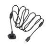 1.8m USB Charging Cable Double Magnetic Ring Playback Charging Cable Game Accessories for Xbox 360 Wireless Game Controller