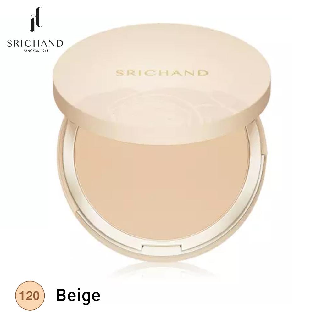 

SRICHAND Skin Essential Compact Powder SPF15 PA+++ - 120 Бежевый 9 г, без парабенов, отдушек и спирта - Тайская косметическая косметика 9 g.