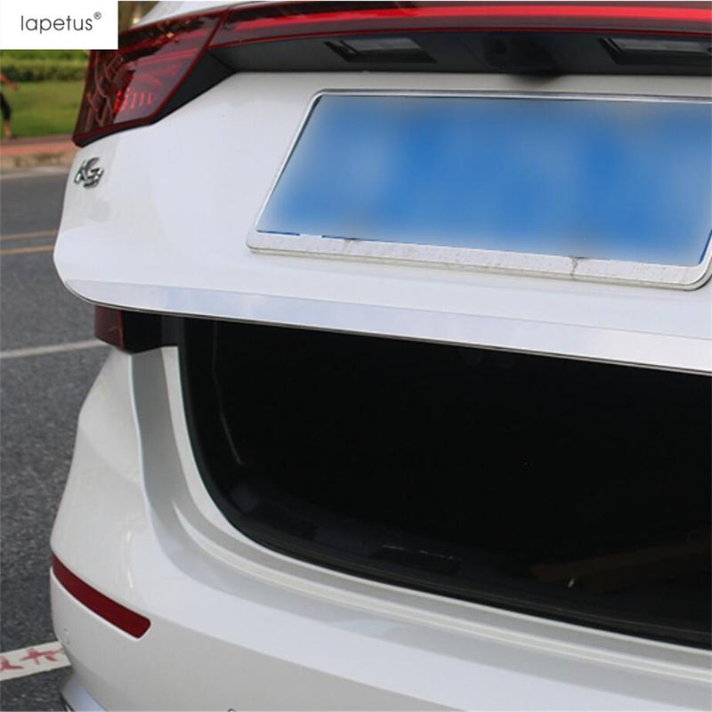 Car Rear Trunk Tail Door Strip Decoration Cover Trim For Kia Cerato / Forte / K3     Stainless Steel Accessories