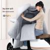 Winter Motorcycle Fleece Blanket - Rainproof, Windproof, Coldproof, Thickened, Waterproof One-Piece.